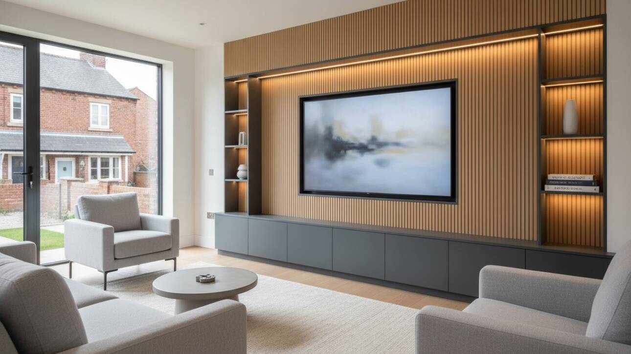 Bespoke Media Wall with Storage in Castleford: The 2026 Design & Functionality Guide