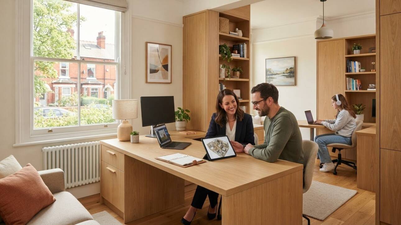 Get Buy-In for Fitted Home Office Storage in Castleford