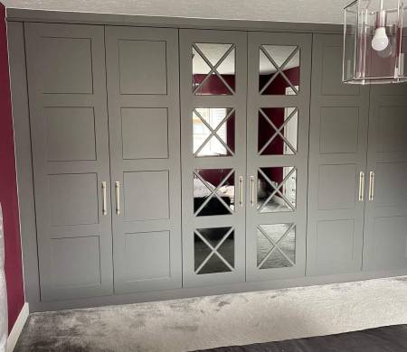 5G vinyl bedroom wardrobes