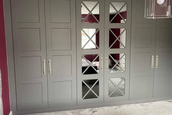 5G vinyl bedroom wardrobes
